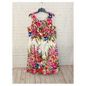 London Times Floral Dress size 16W- NWT